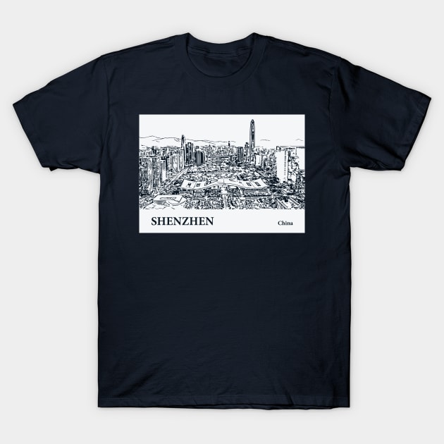 Shenzhen - China T-Shirt by Lakeric